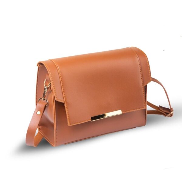 BAG X- Blaze brown PU leather handbag - Image 4